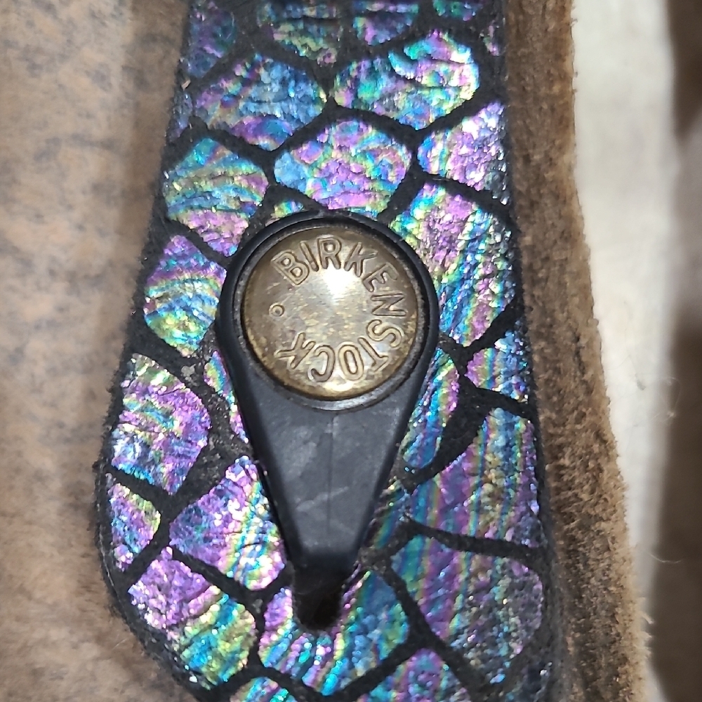 Birkenstock Black and Iridescent Sandals - Picture 3 of 8